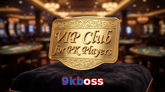 Main screen of 9Kboss vip page for PK players